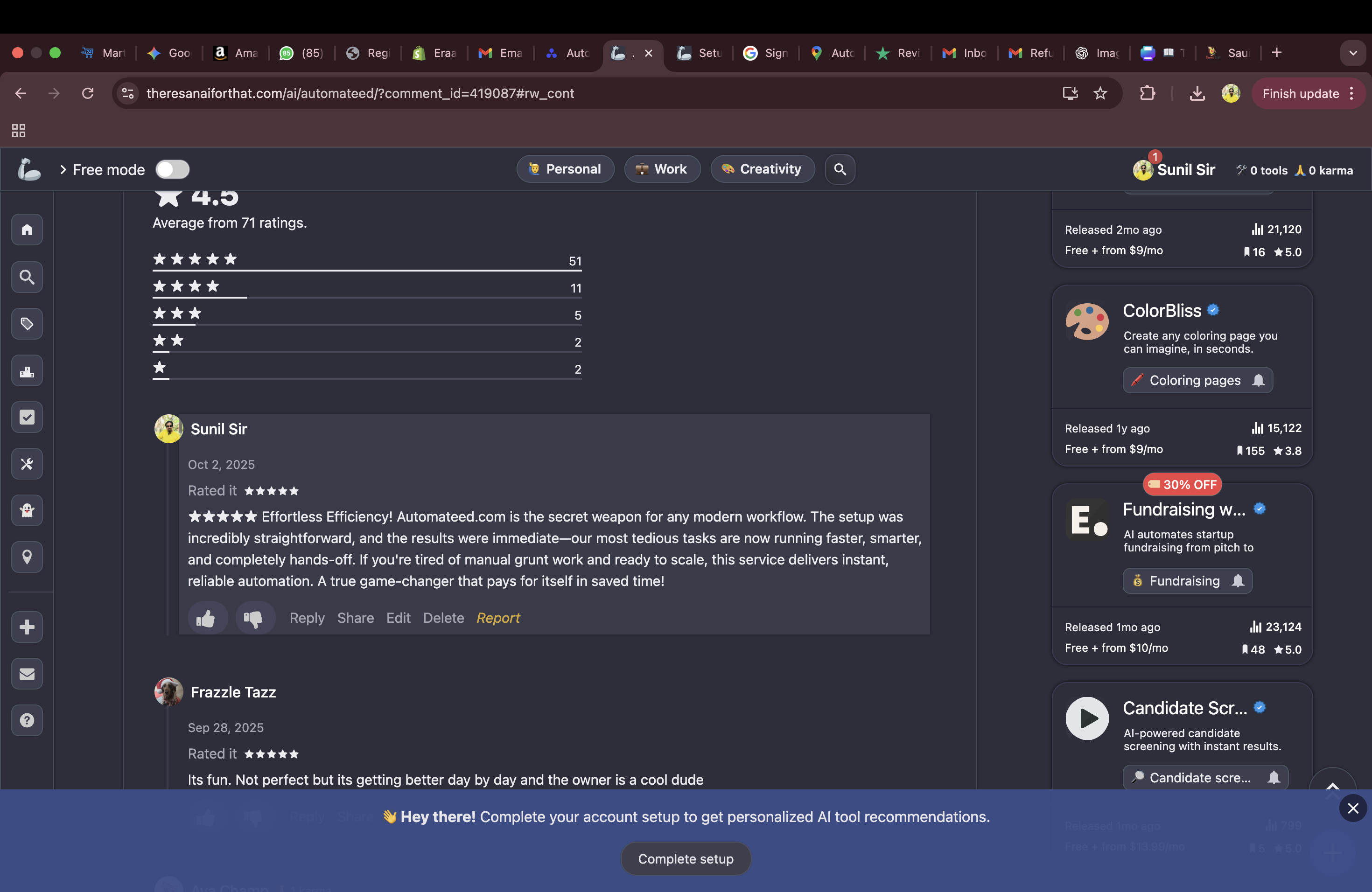 Approved TAAFT review screenshot 32