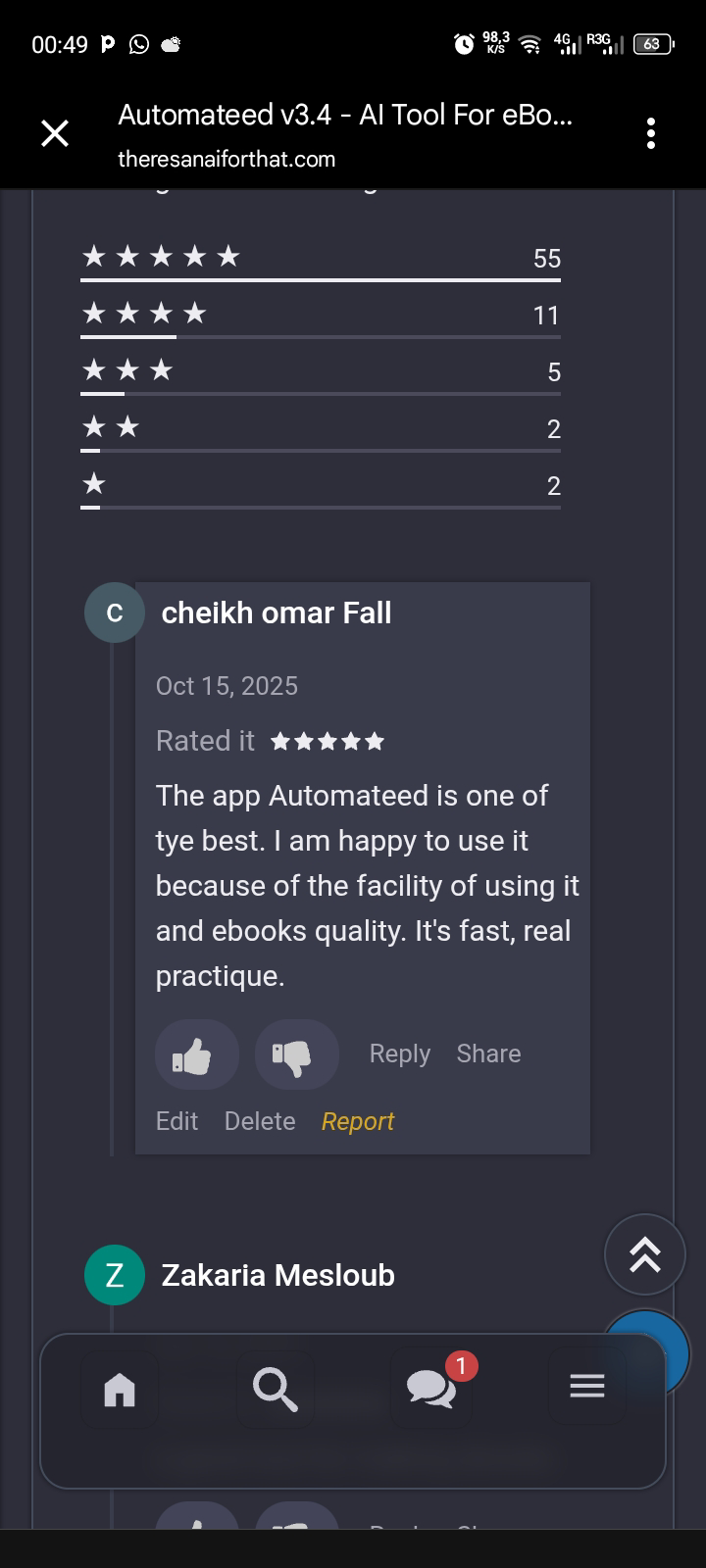 Approved TAAFT review screenshot 30
