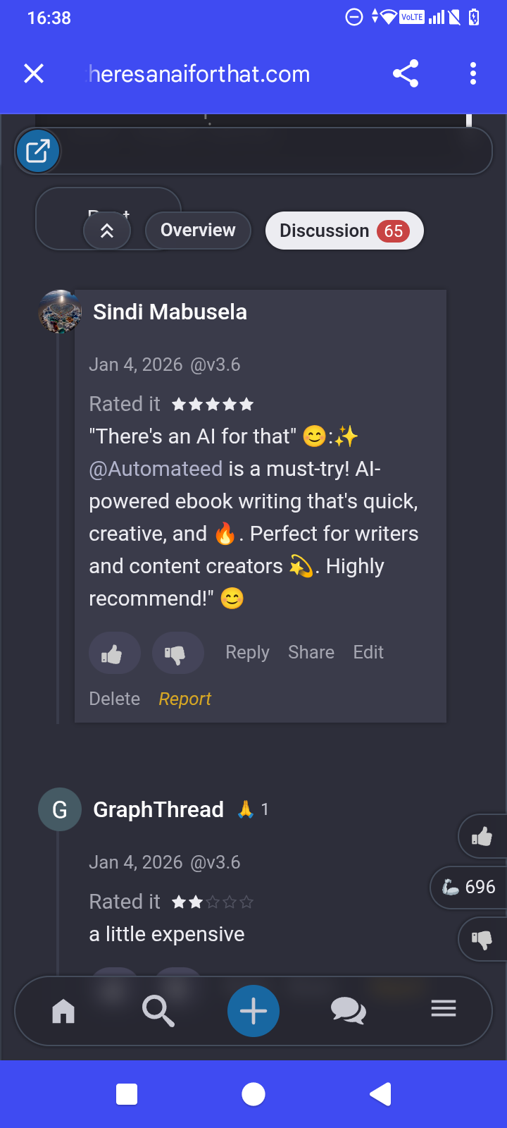 Approved TAAFT review screenshot 21