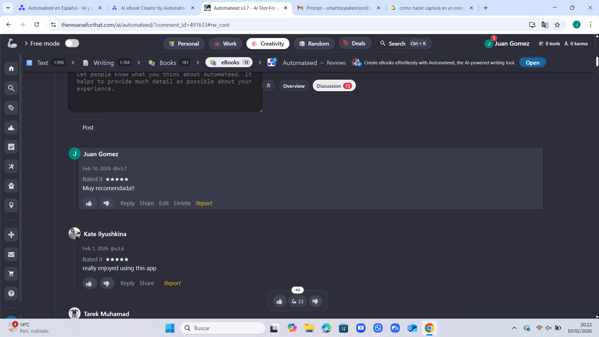 Approved TAAFT review screenshot 11