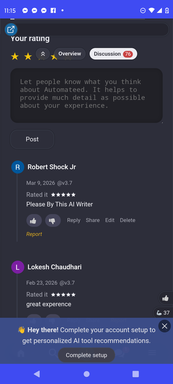 Approved TAAFT review screenshot 7