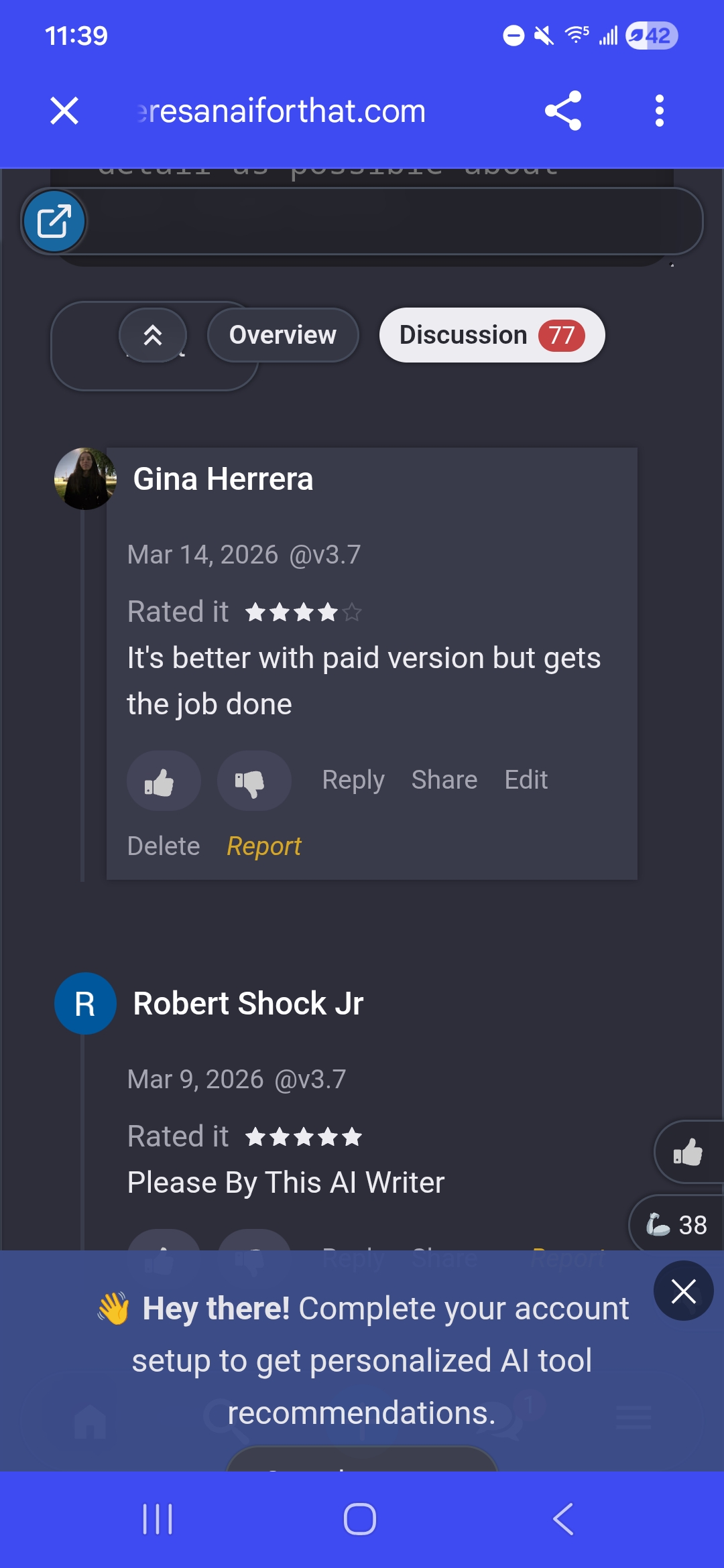 Approved TAAFT review screenshot 6
