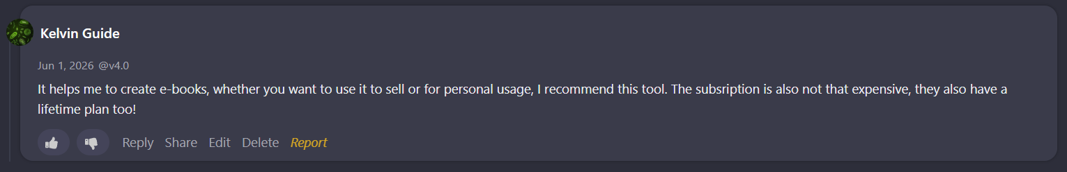 Approved TAAFT review screenshot 1